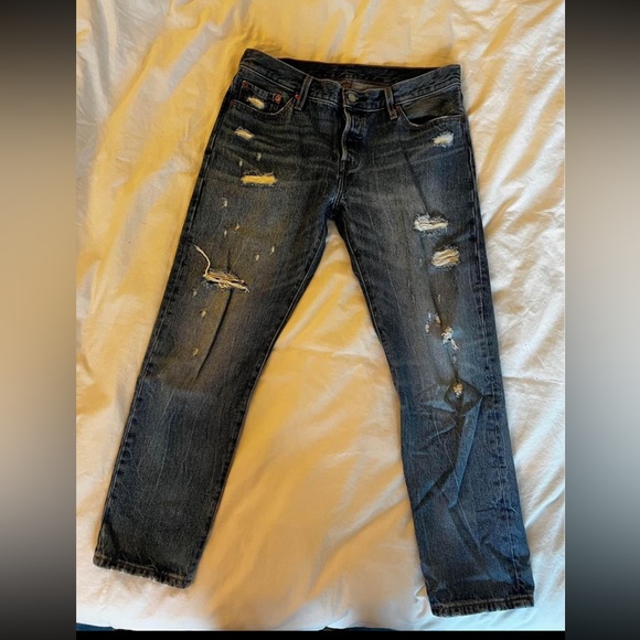 Skinny high rise and one low rise jeans sizes 27 and 26 - Picture 14 of 15